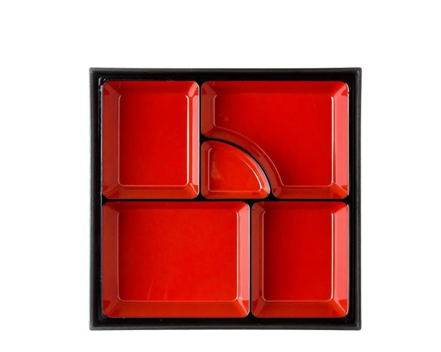 Kitchen Miya Company Sushi Service | Lunchbox 9.5" Sq. - No Cover
