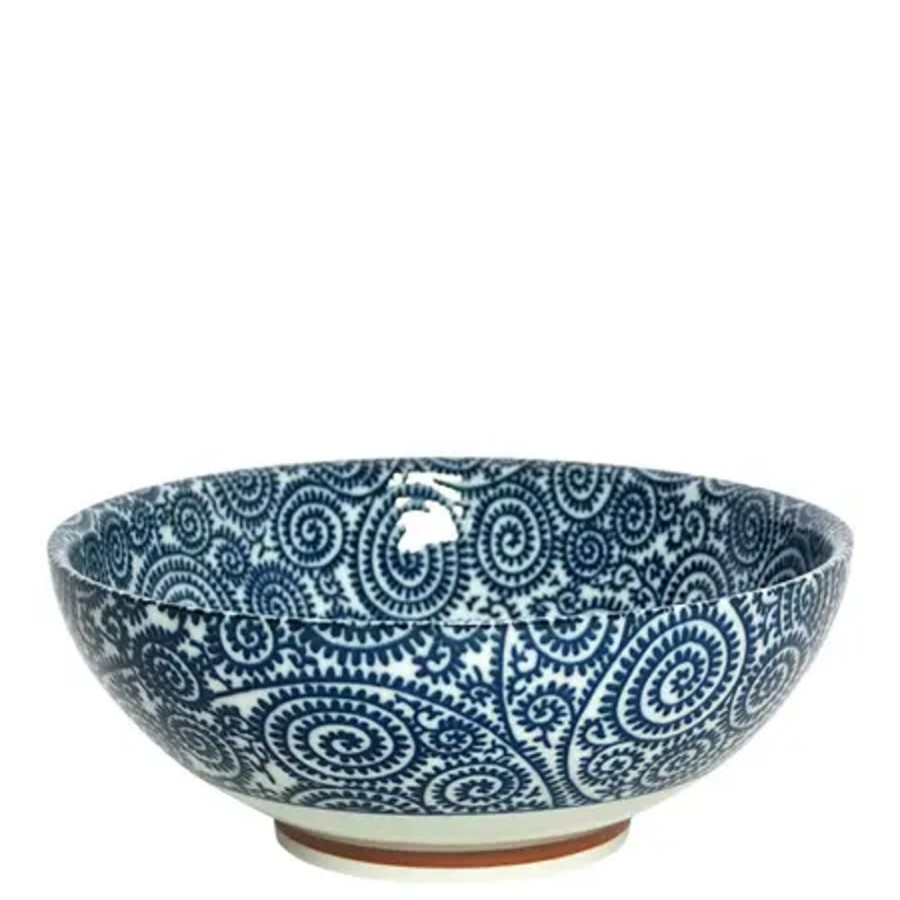 Tabletop Miya Company Serving Bowls & Plates | Blue Vines 8.25" Bowl