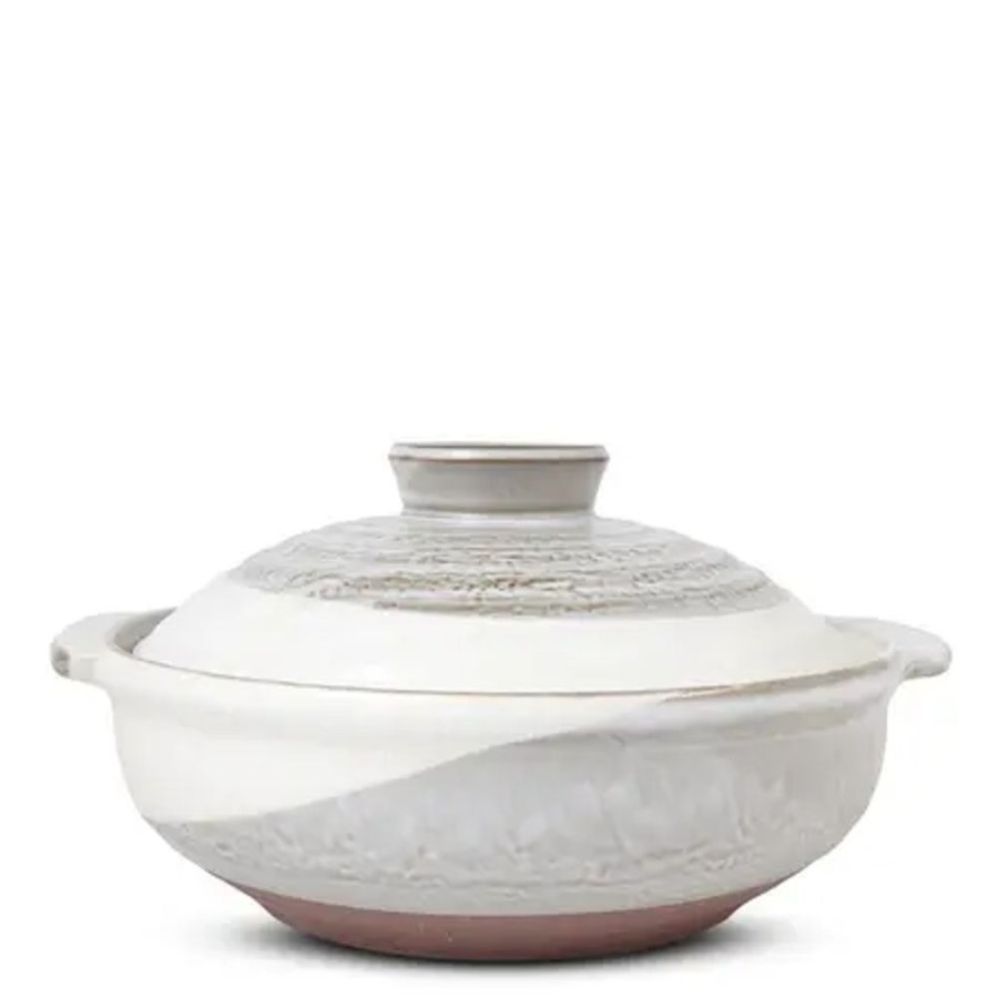Kitchen Miya Company Donabe Casseroles | Donabe Casserole Snow Mountain 9-Go