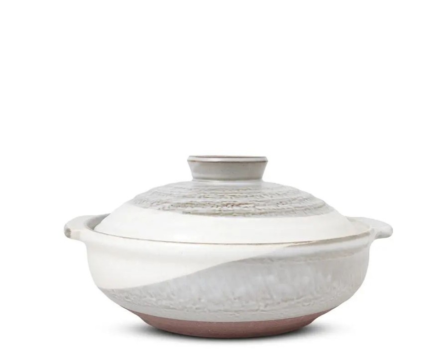 Kitchen Miya Company Donabe Casseroles | Donabe Casserole Snow Mountain 9-Go