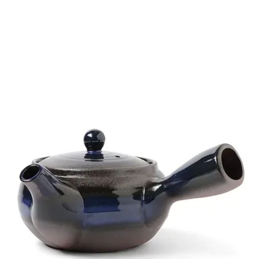 Tabletop Miya Company Teapots - Ceramic | Teapot Kyu Banko Lapis Ring