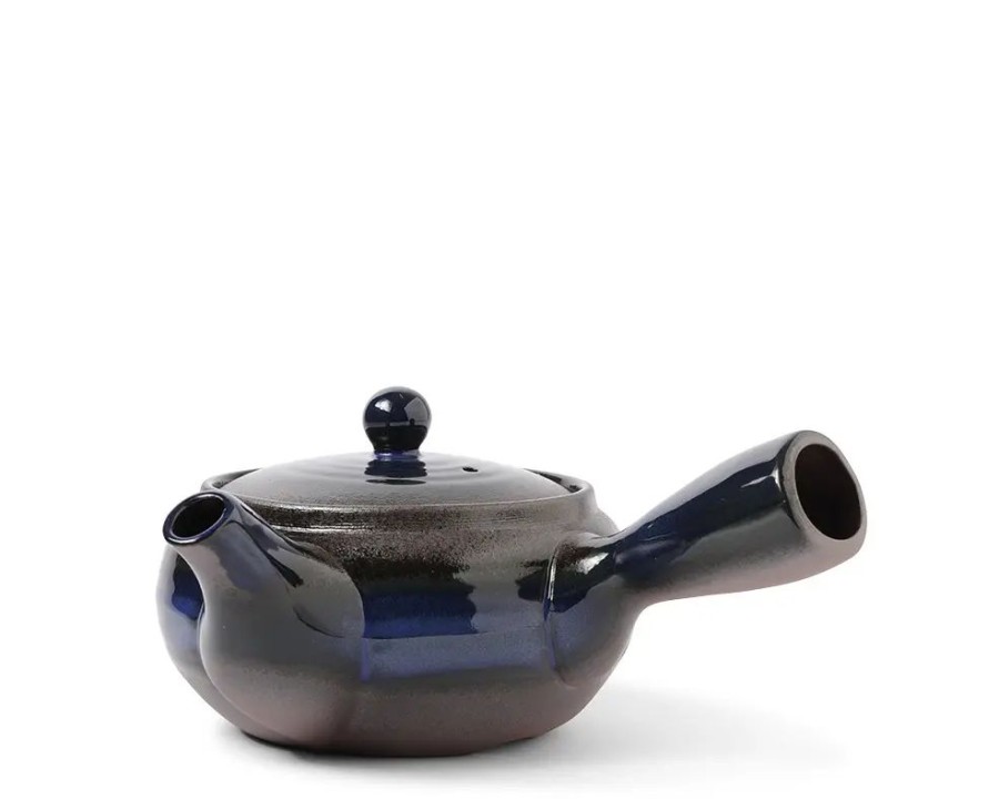 Tabletop Miya Company Teapots - Ceramic | Teapot Kyu Banko Lapis Ring