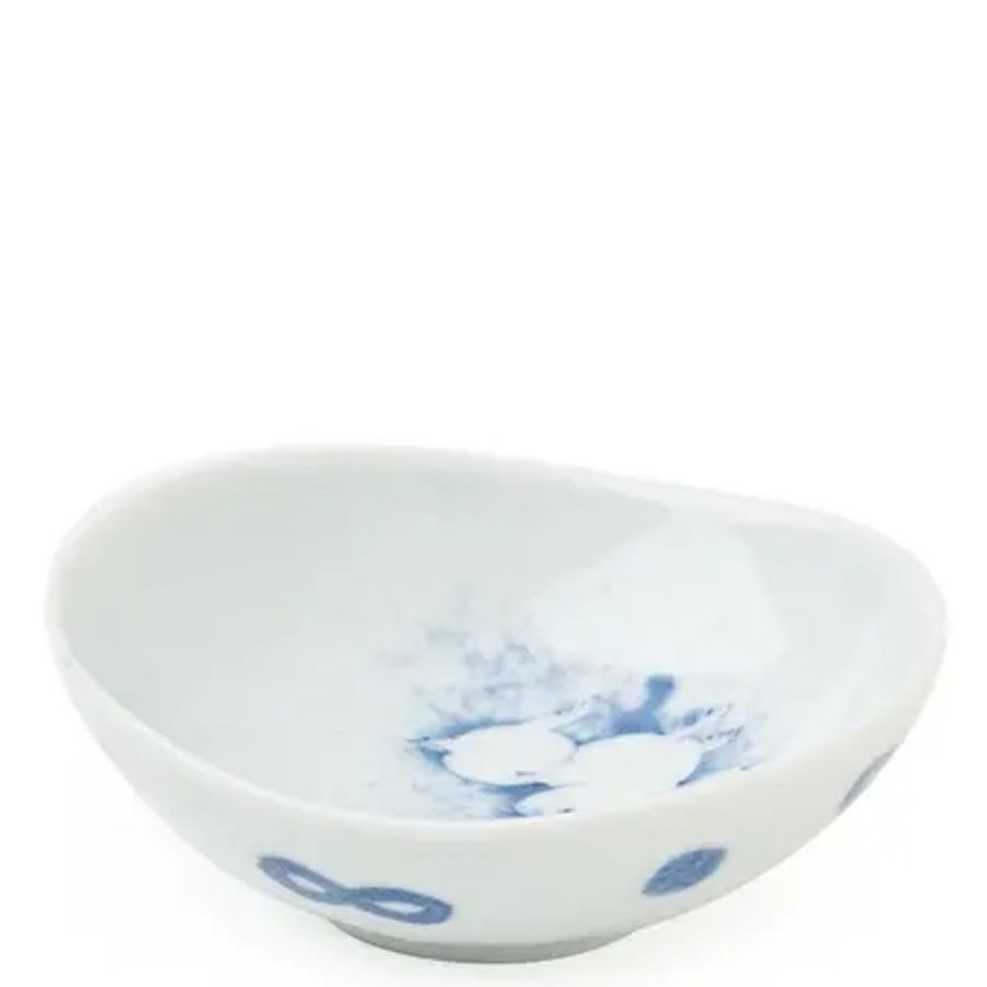 Whimsy Miya Company Rabbits | Mayu Moon & Rabbit 3" X 3.25" Sauce Dish