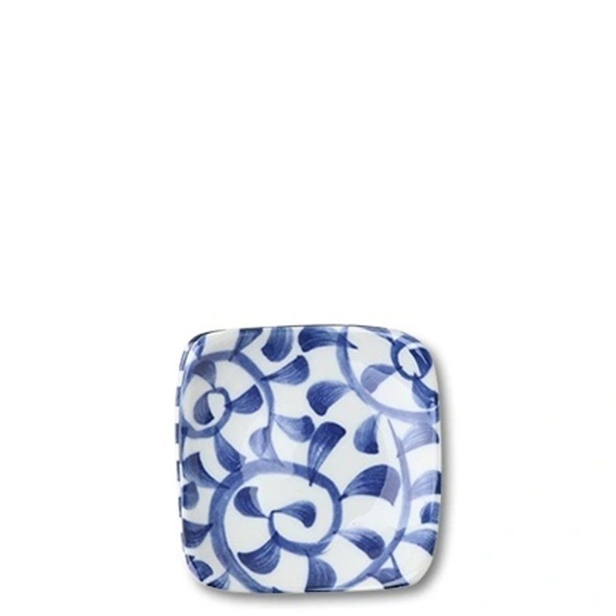 Tabletop Miya Company Small Plates | Blue & White Karakusa 3.5" Plate