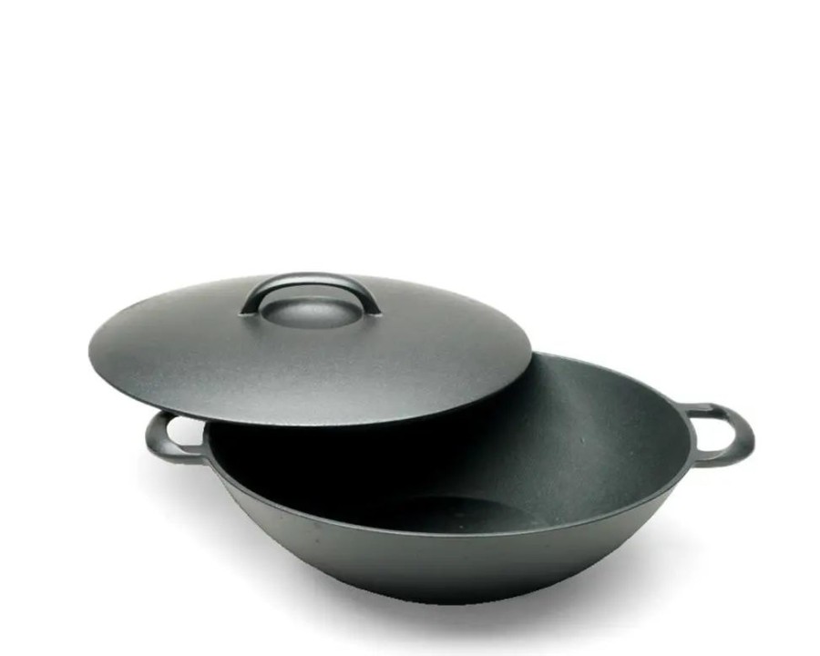 Kitchen Miya Company Other | Cast Iron Wok 12-1/2"
