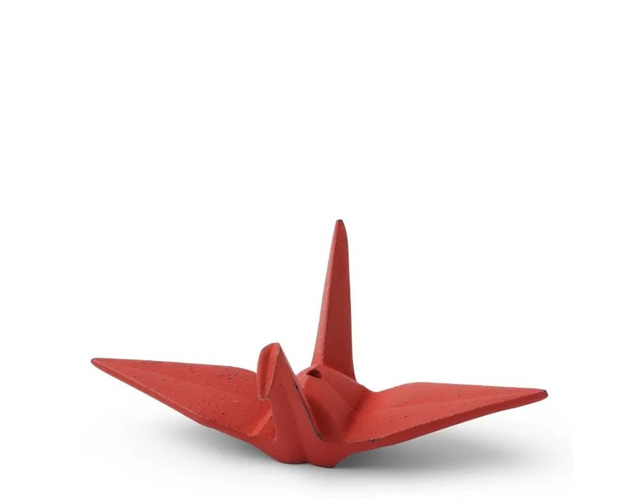 Home Miya Company | Incense Holder Cinnabar Peace Crane
