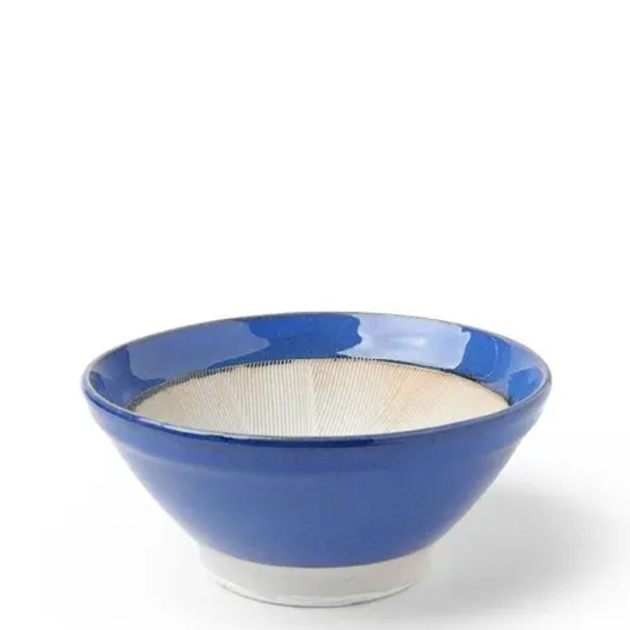 Kitchen Miya Company Mortar & Pestle | Mortar Suribachi Cobalt 6"