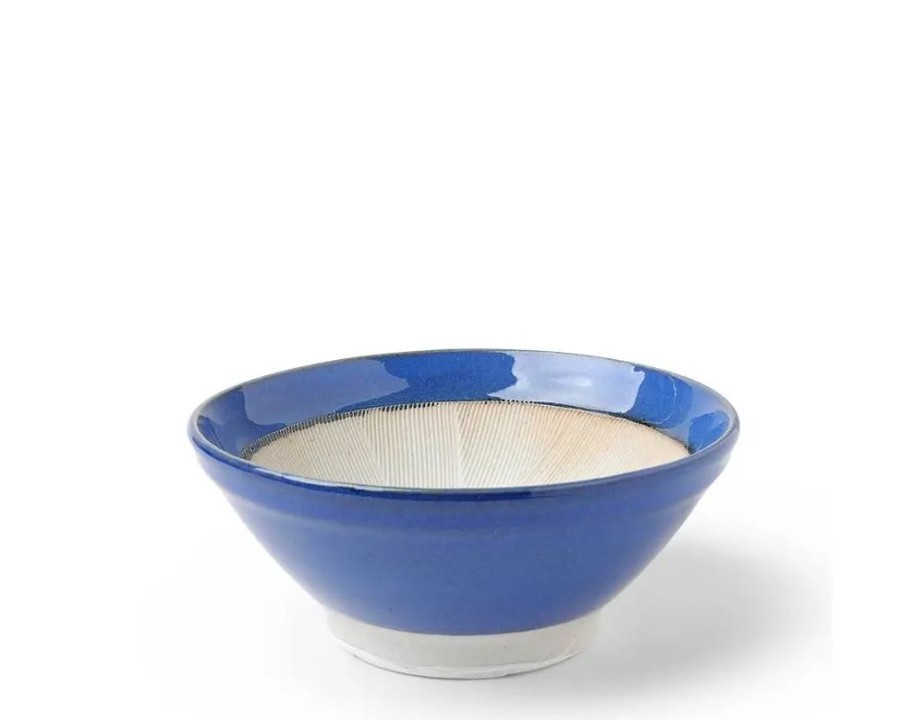 Kitchen Miya Company Mortar & Pestle | Mortar Suribachi Cobalt 6"