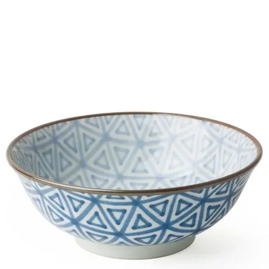 Tabletop Miya Company Ramen Bowls | Monyou 7.5" Sankaku Bowl