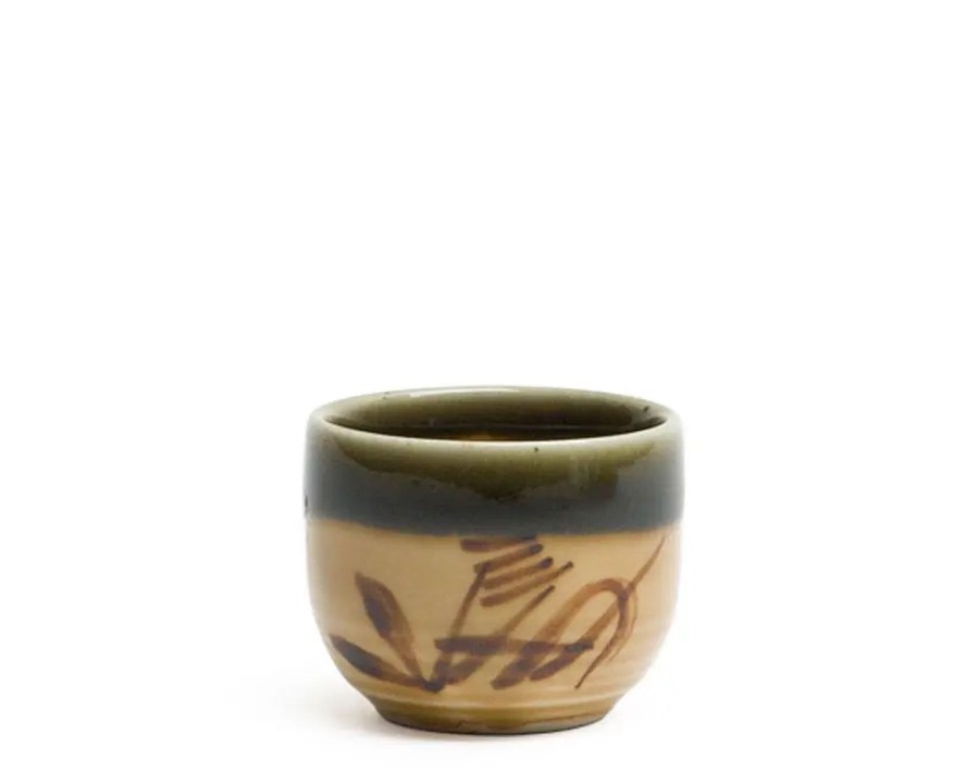 Tabletop Miya Company Sake Bottles & Cups | Oribe Sasa 1.2 Oz. Sake Cup