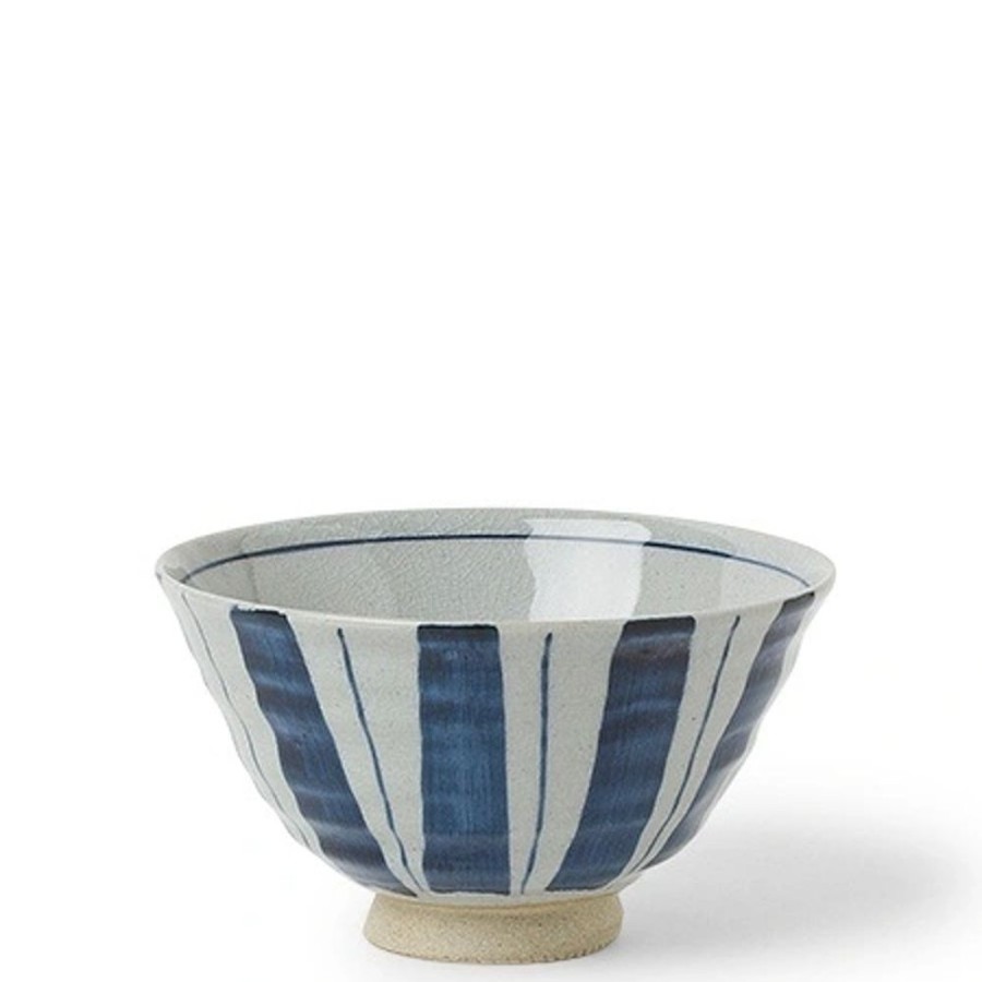 Tabletop Miya Company Rice Bowls | Blue & Gray Rice Bowl