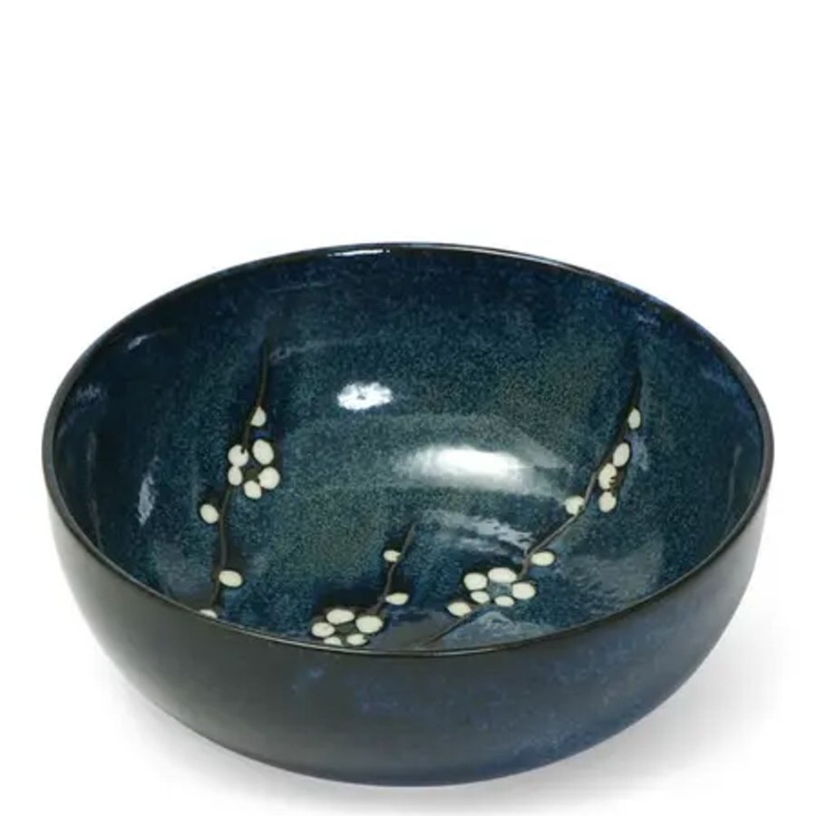 Tabletop Miya Company Serving Bowls & Plates | Namako Blossoms 9.5" Serving Bowl