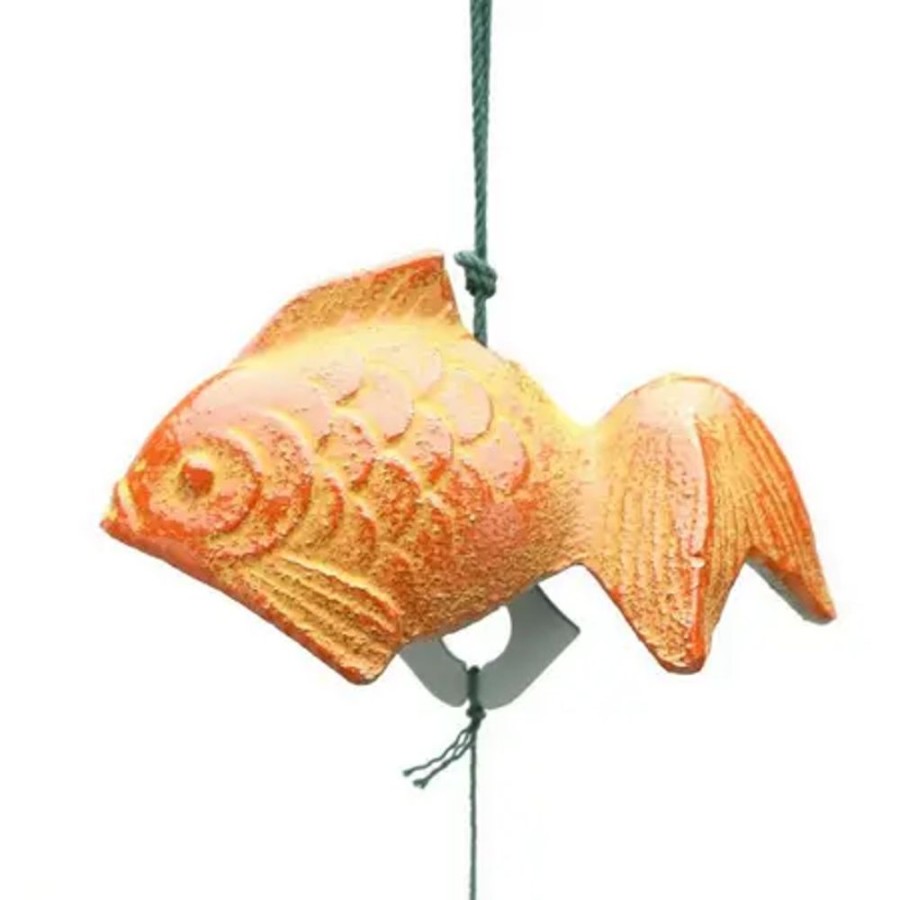 Whimsy Miya Company Fish | Wind Chime Goldfish Orange 1-5/8"