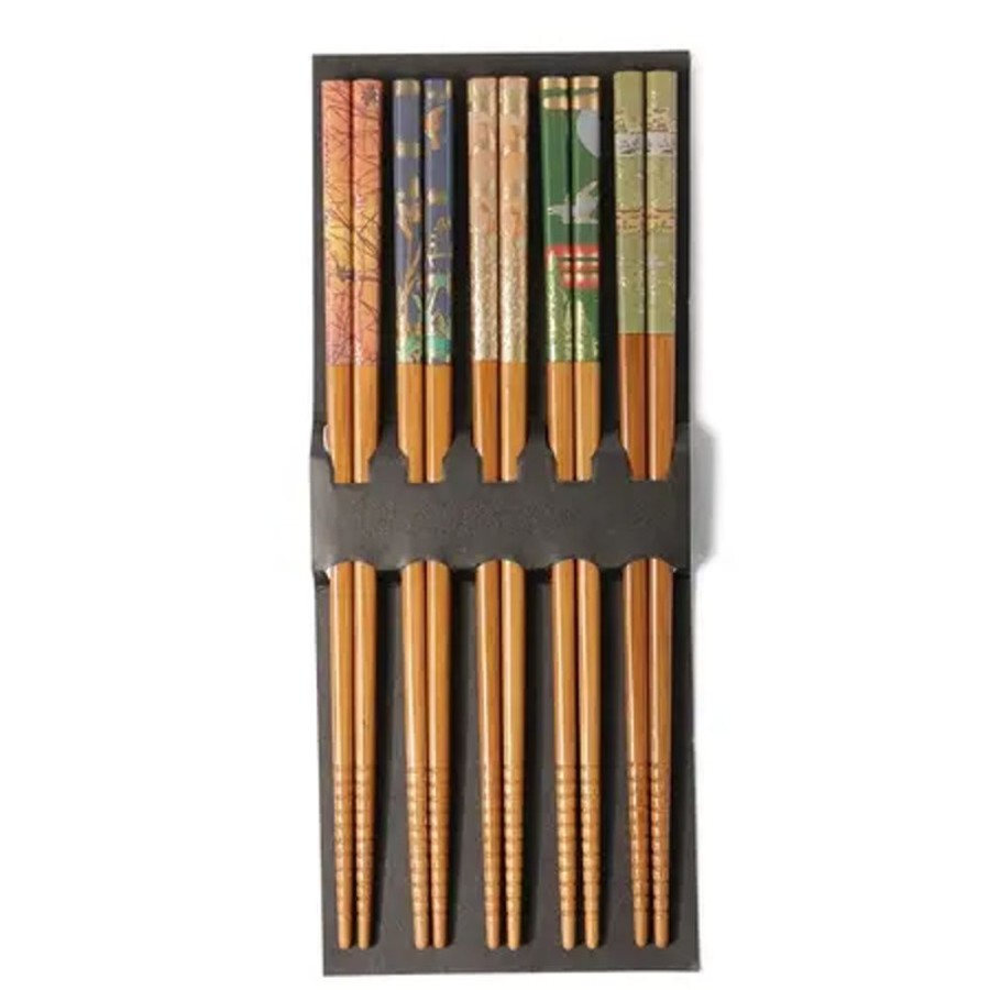 Tabletop Miya Company Chopsticks | Chopsticks Set Bamboo Scenery