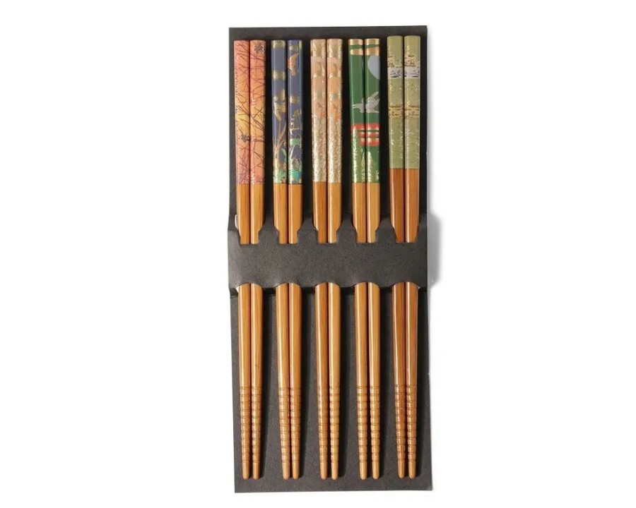 Tabletop Miya Company Chopsticks | Chopsticks Set Bamboo Scenery