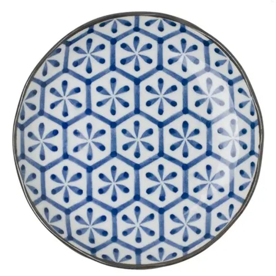 Tabletop Miya Company Medium Plates | Monyou 6.5" Hana Kikkou Plate