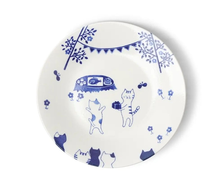 Whimsy Miya Company Plates | Cat Party 9-1/2" Plate