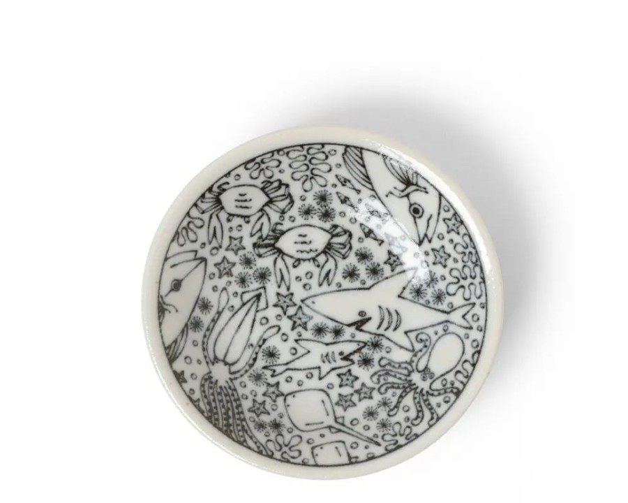 Whimsy Miya Company Other | Sauce Dish 4" Happy Sea Creatures