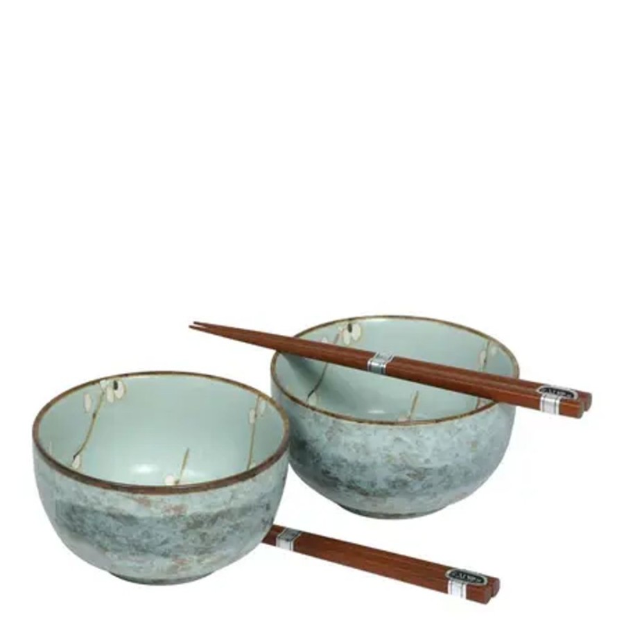 Tabletop Miya Company Medium Bowls | Spring Blossoms 5" Bowl For Two Set