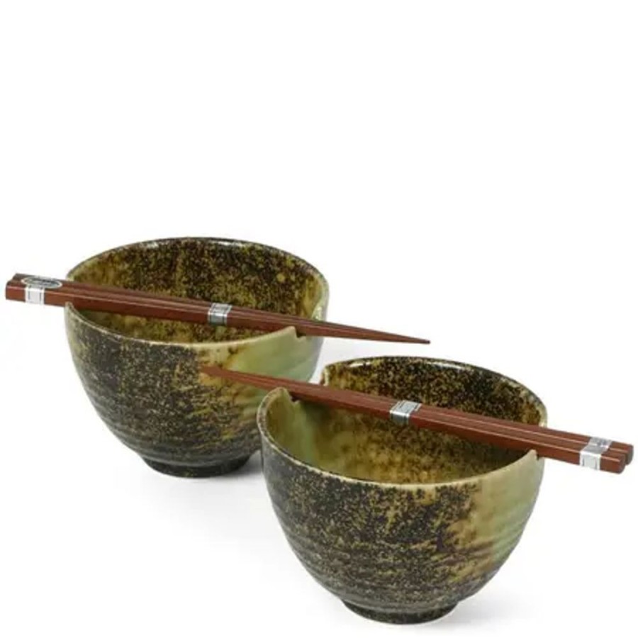 Tabletop Miya Company Bowl Sets | Iwa Shimizu 5.5" Bowl For Two Set