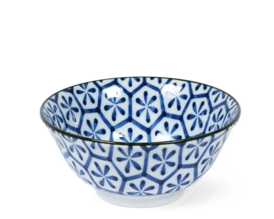 Tabletop Miya Company Medium Bowls | Monyou 6" Hana Kikkou Bowl