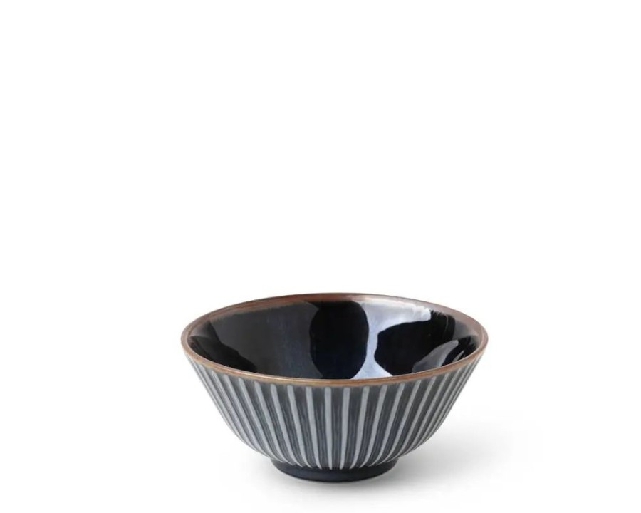 Tabletop Miya Company Rice Bowls | Aiya Navy 4.75" Bowl