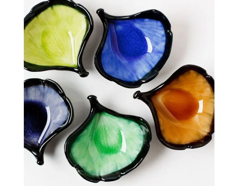 Tabletop Miya Company Bowl Sets | Ginkgo Leaf 3.5" Mini Bowl Set
