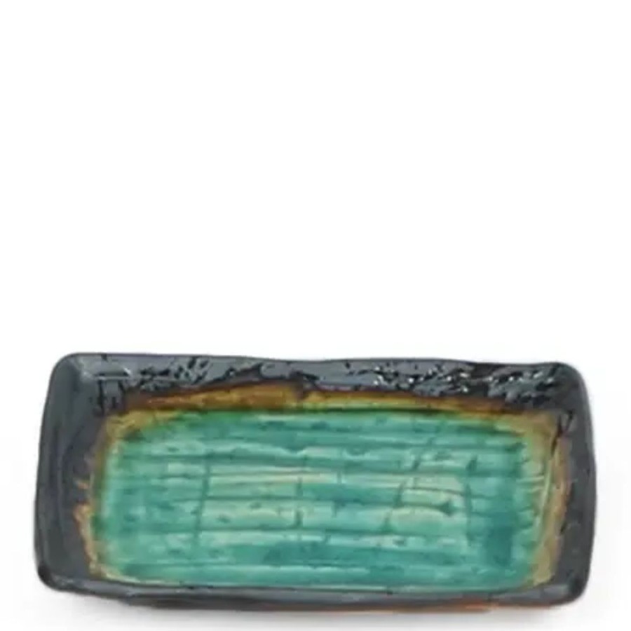 Tabletop Miya Company Small Plates | Kosui Green 5.75" X 4.25" Plate