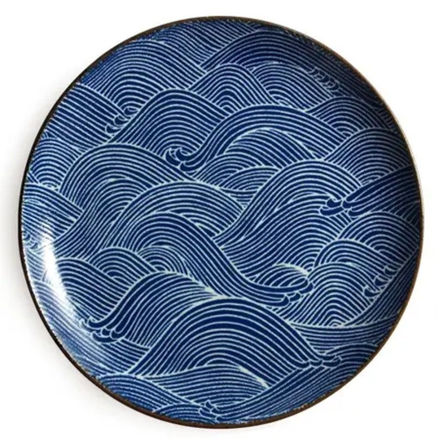 Tabletop Miya Company Large Plates | Aranami 10" Plate