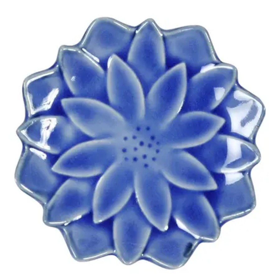 Tabletop Miya Company Small Plates | Blue Mum 4.75" Plate