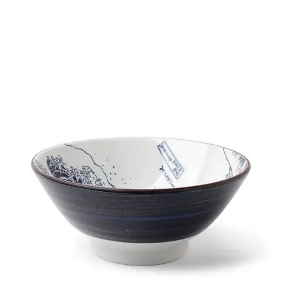 Tabletop Miya Company Ramen Bowls | Bowl The Great Wave 8-1/4"