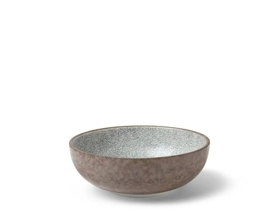 Tabletop Miya Company Shallow Bowls | Hiware Gray 6" Bowl
