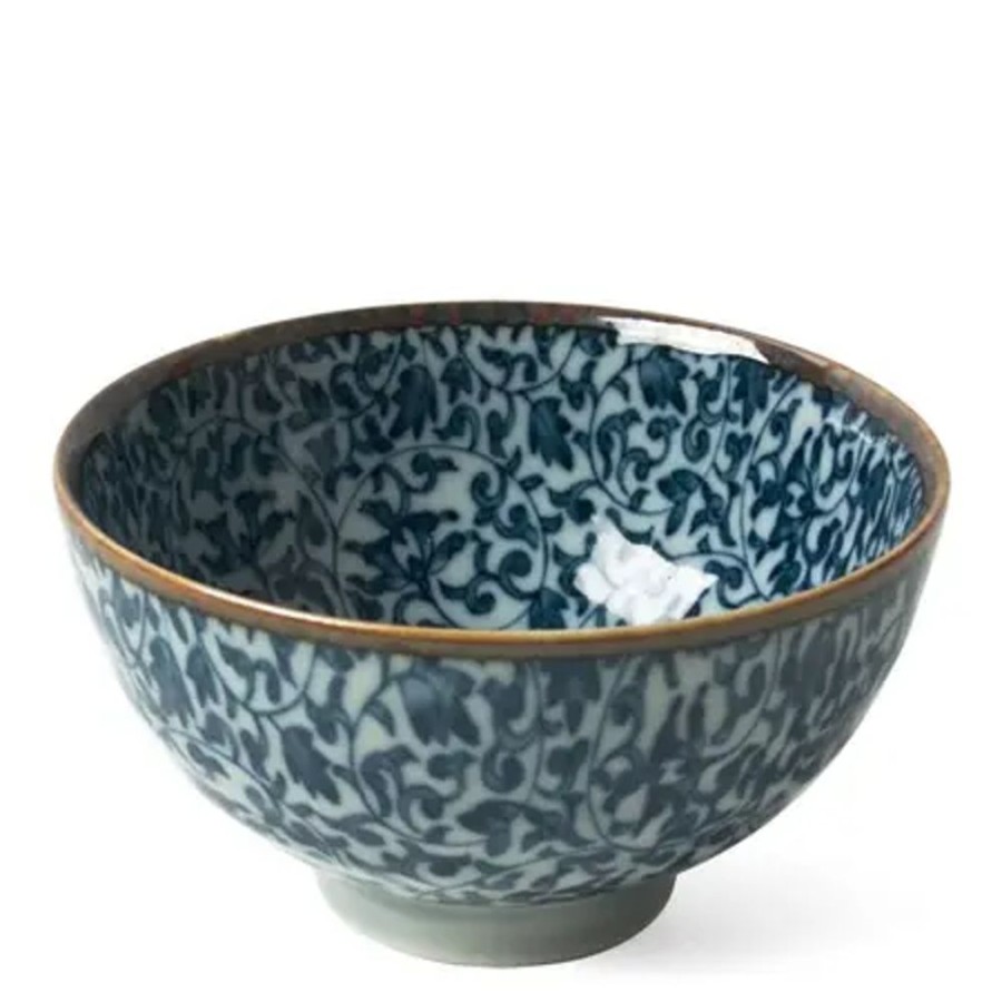 Tabletop Miya Company Rice Bowls | Kyo Karakusa 4.5" Rice Bowl