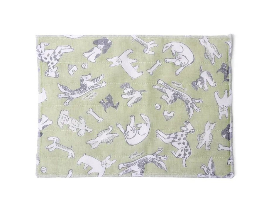 Whimsy Miya Company Dogs | Towel Fuukin Dogs Green