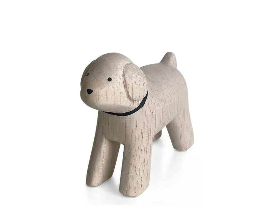 Whimsy Miya Company Dogs | T-Lab Wooden Animal - Poodle