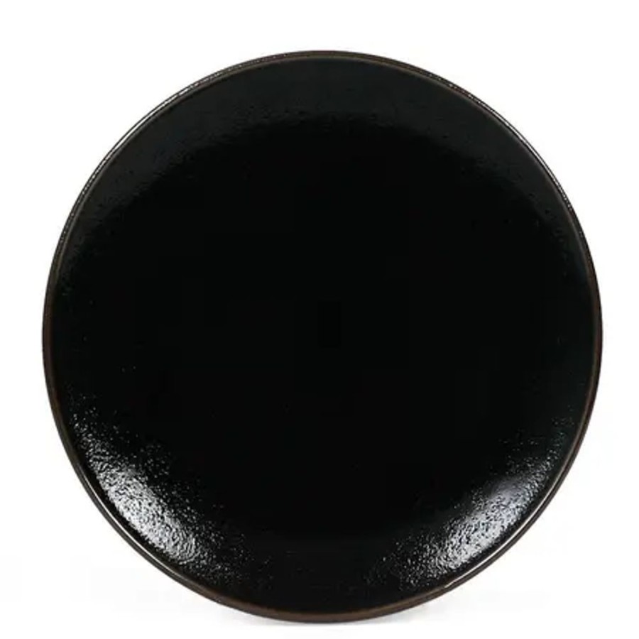 Tabletop Miya Company Large Plates | Tenmoku 10" Round Plate