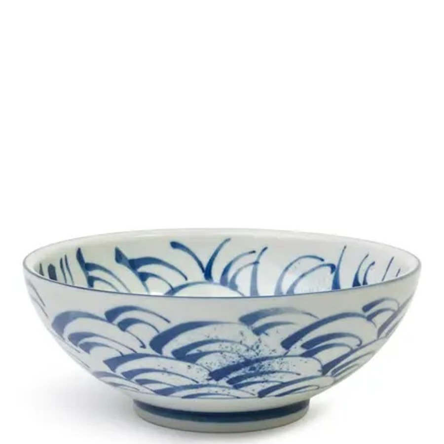 Tabletop Miya Company Serving Bowls & Plates | Blue Wave 8.25" Bowl