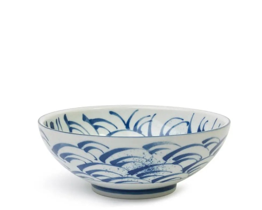 Tabletop Miya Company Serving Bowls & Plates | Blue Wave 8.25" Bowl