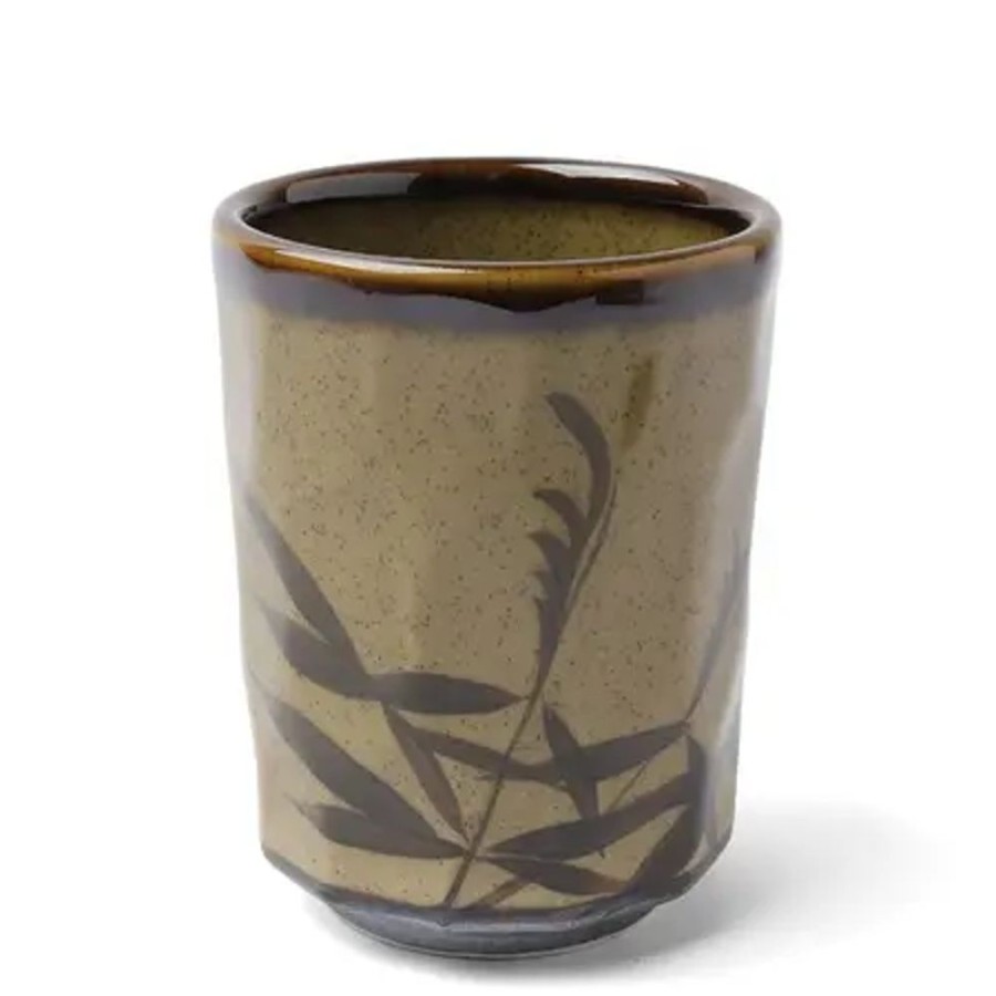 Tabletop Miya Company Teacups | Brown Sasa 8 Oz. Teacup