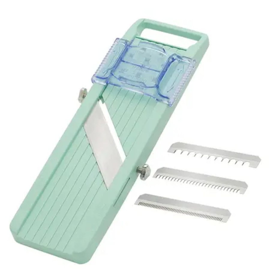 Kitchen Miya Company Slicers & Peelers | Benliner Mandoline Vegetable Slicer - Green