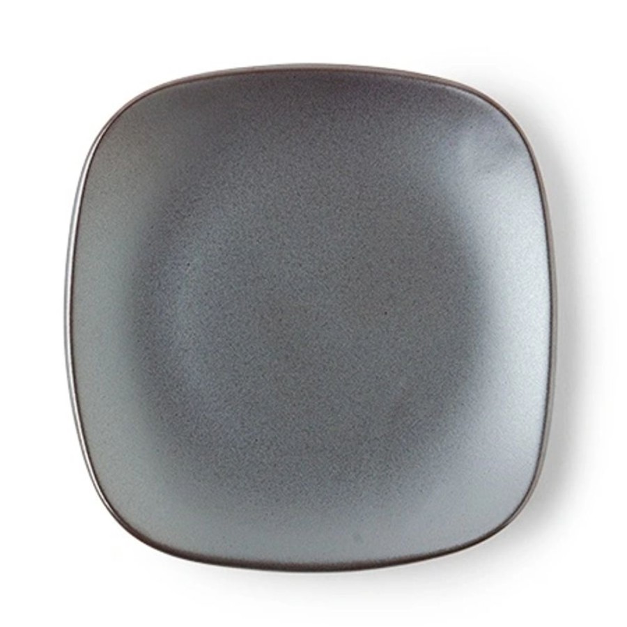 Tabletop Miya Company Small Plates | Iron Glaze 5" Sq. Plate