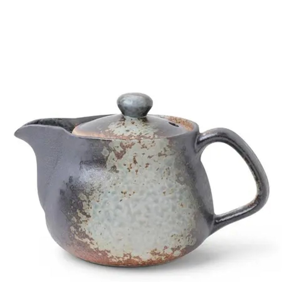 Tabletop Miya Company Teapots - Ceramic | Teapot Mingei Bizen Style