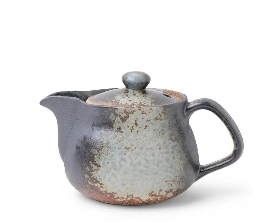 Tabletop Miya Company Teapots - Ceramic | Teapot Mingei Bizen Style