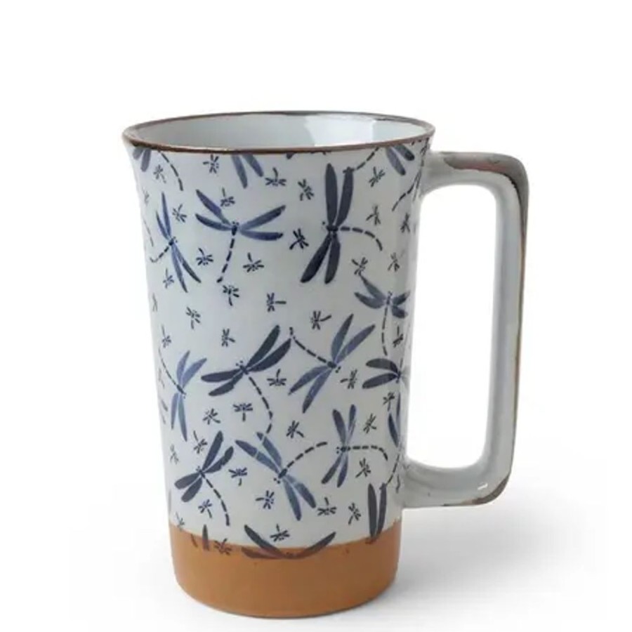 Tabletop Miya Company Mugs | Dragonflies 12 Oz. Tall Mug