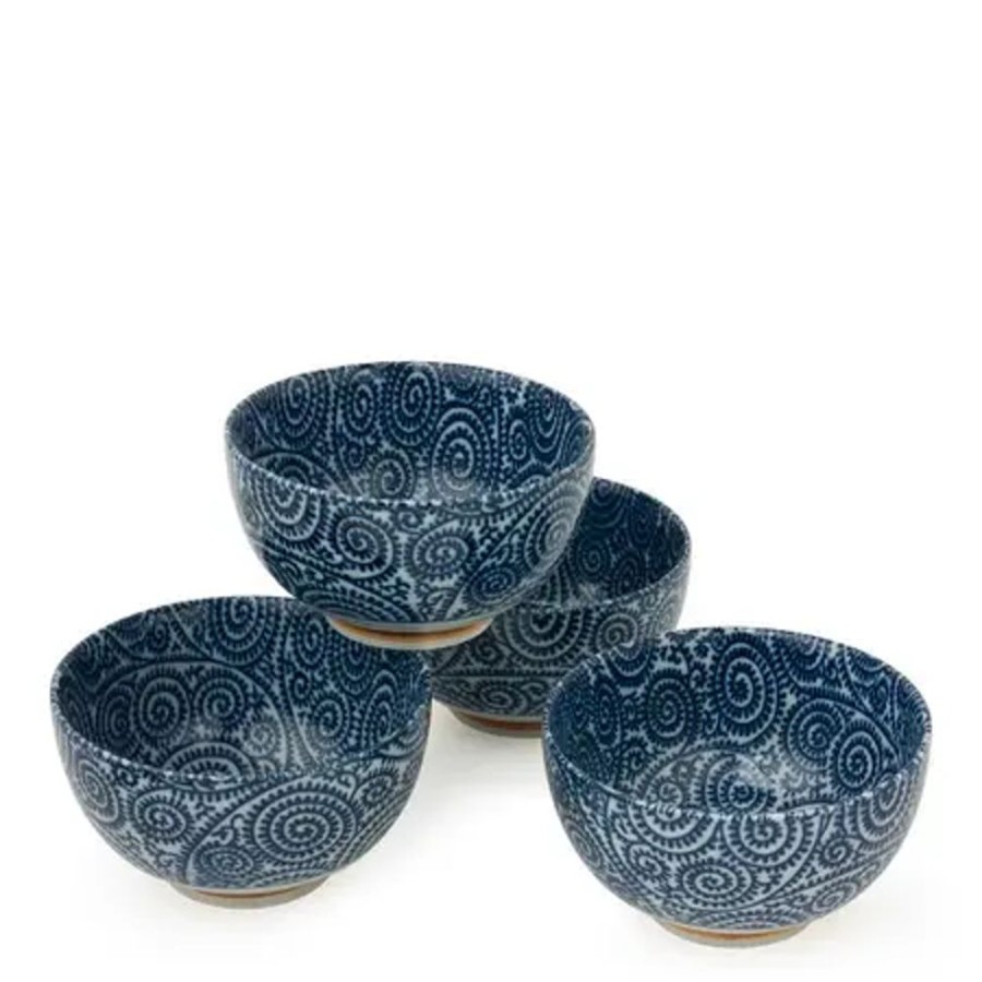 Tabletop Miya Company Bowl Sets | Tako Karakusa 5" Bowl Set