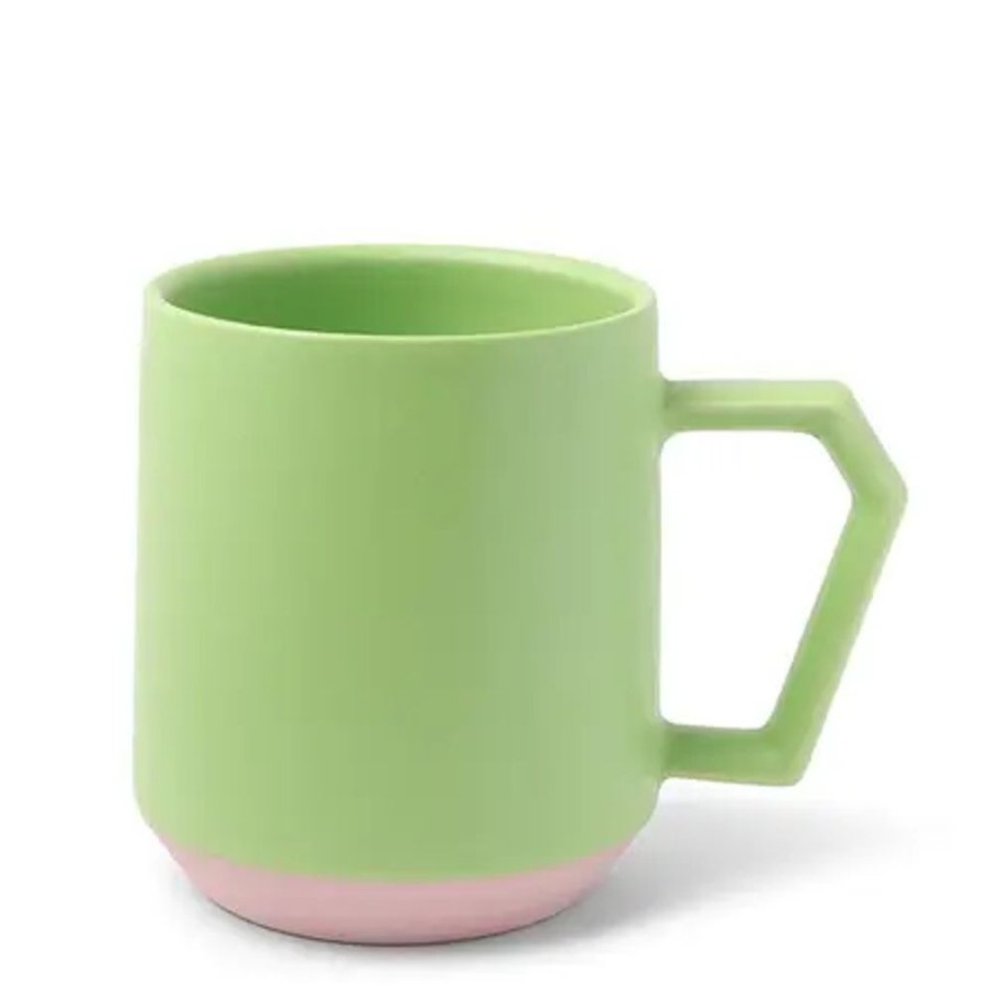 Tabletop Miya Company Mugs | Chips 12 Oz. Mug Pastel Green