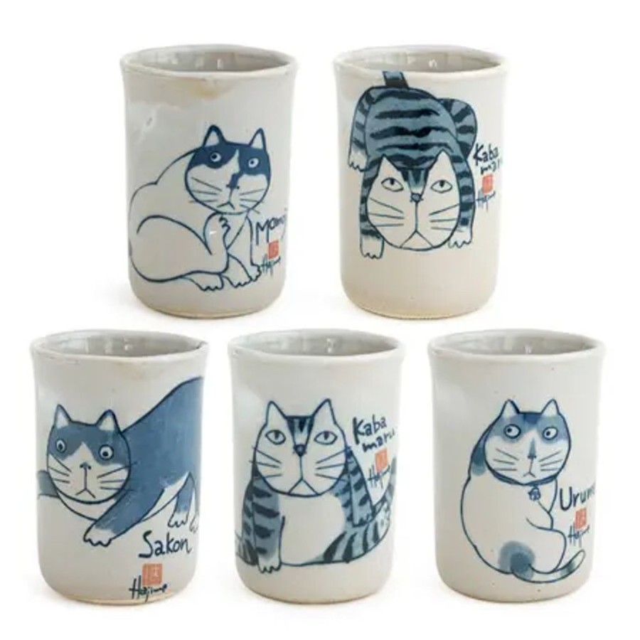 Whimsy Miya Company Cats | Kabamaru 6 Oz. Cup Set