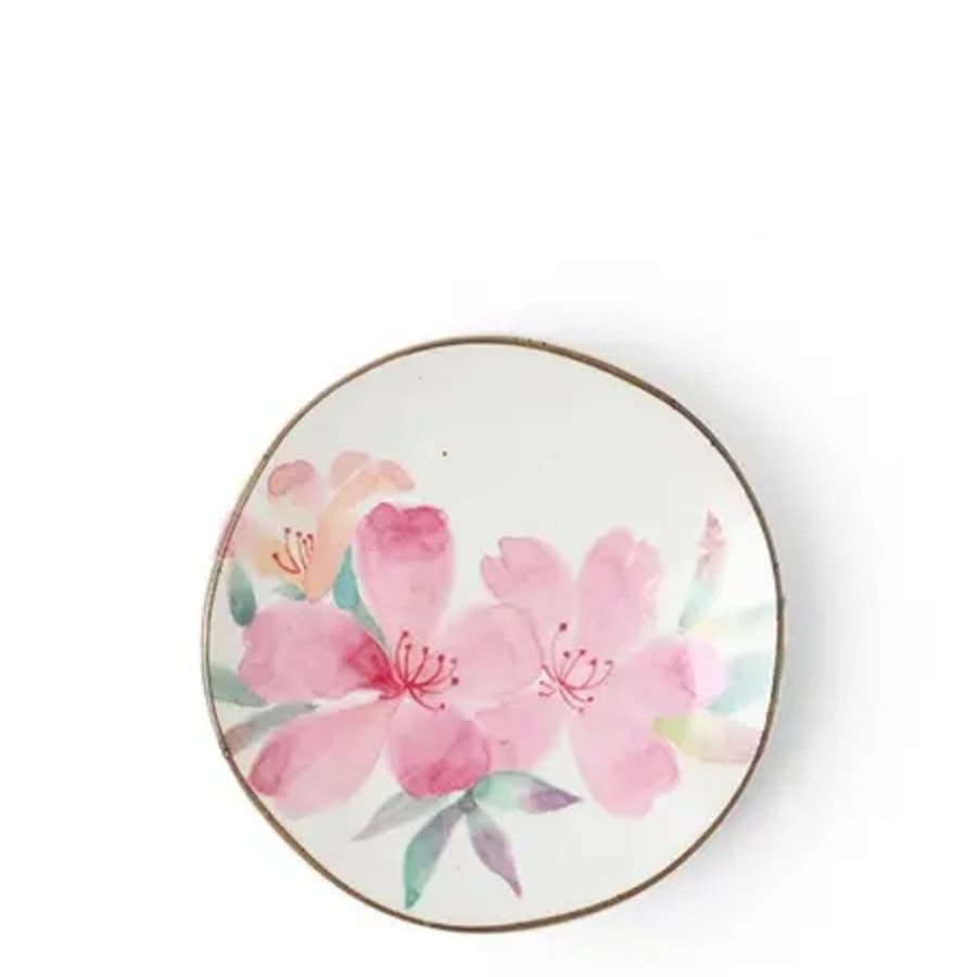 Tabletop Miya Company Small Plates | Floral Mini Plate Pink