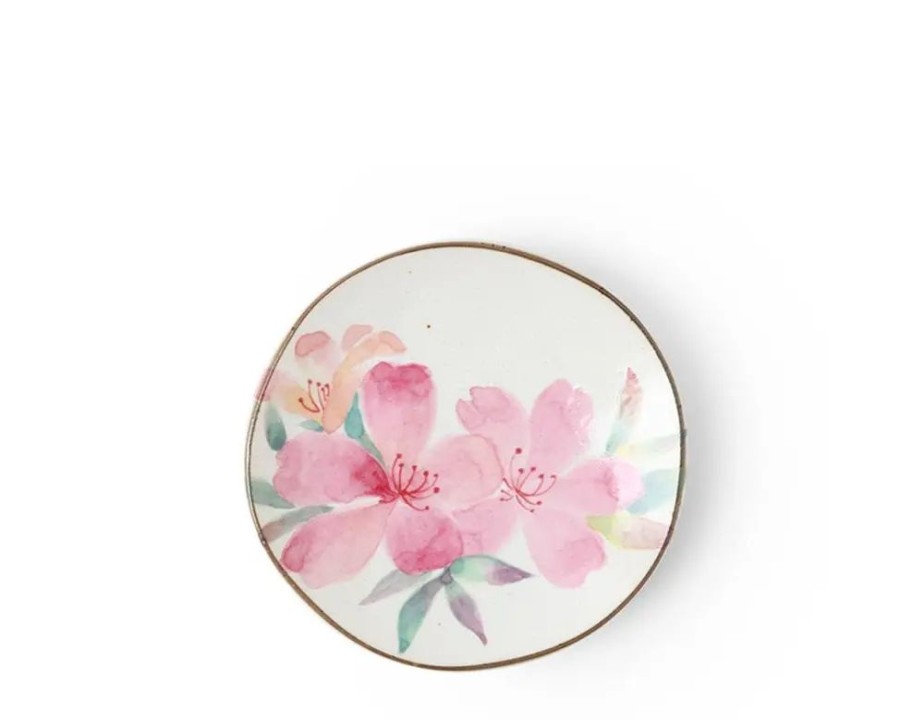 Tabletop Miya Company Small Plates | Floral Mini Plate Pink