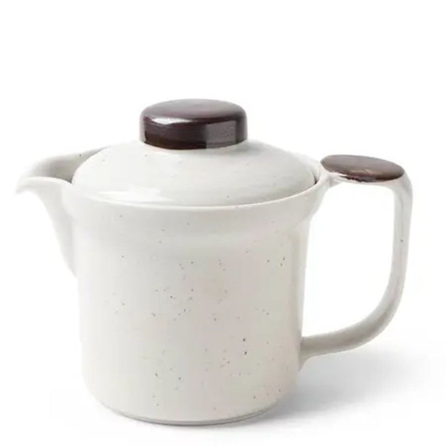 Tabletop Miya Company Teapots - Ceramic | Mizuki White Teapot